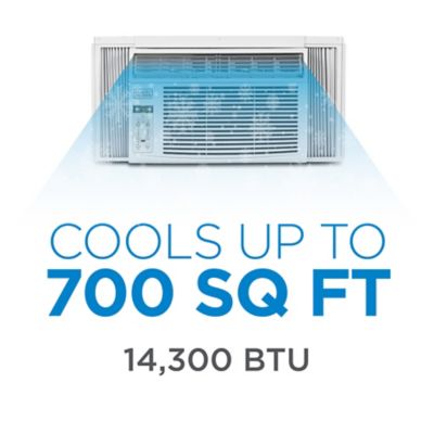 Image showing  115V Window Air Conditioner with Remote Control, 700 sq. ft., 14,500 BTU