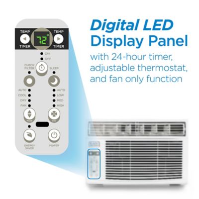 Image showing  115V Window Air Conditioner with Remote Control, 700 sq. ft., 14,500 BTU