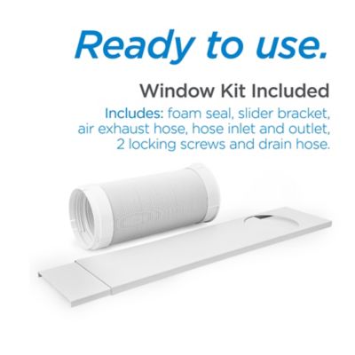 Image showing  5,000 BTU SACC/CEC Portable Air Conditioner, 350 sq. ft., 8,000 BTU ASHRAE 128, White