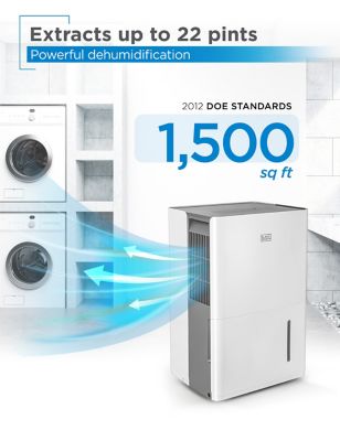 Image showing  22 pt. Dehumidifier for Medium to Large Spaces and Basements, 1,500 sq. ft.