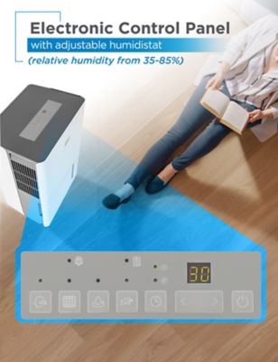 Image showing  22 pt. Dehumidifier for Medium to Large Spaces and Basements, 1,500 sq. ft.