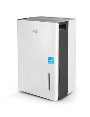 Black & Decker 3L Dehumidifier for Large Spaces and Basements, 370 sq. ft.