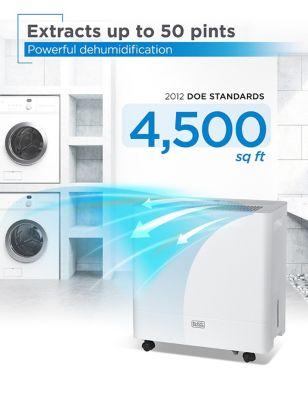 Image showing  50 pt. Dehumidifier with Built-In Drain Pump, 4,500 sq. ft.