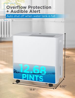 Image showing  50 pt. Dehumidifier with Built-In Drain Pump, 4,500 sq. ft.