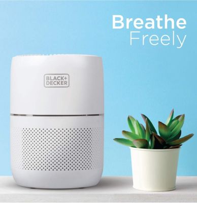 Image showing 5 th Black & Decker HEPA Home Tabletop Air Purifier with 3-Stage Filtration System, 93 sq. ft., BAPT01