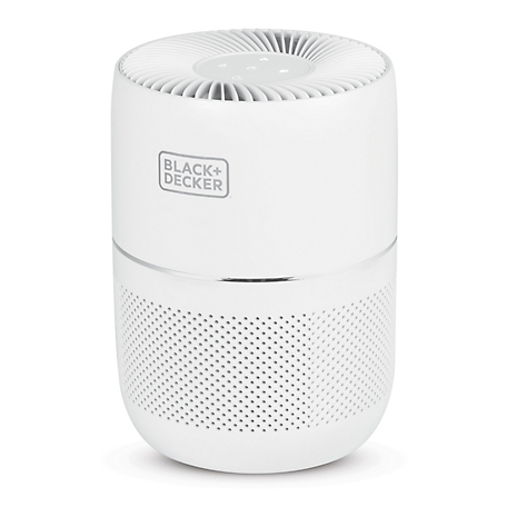 Black & Decker Tabletop Air Purifier - 3-Stage Filtration System - Hepa Air Purifiers for Home