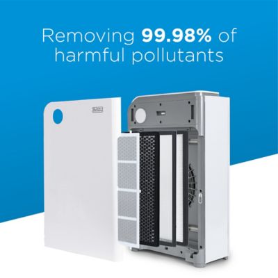Image showing  Replacement Air Purifier Dual HEPA and Activated Carbon Filter for BAPUV150, 16.7 in. x 12.9 in.