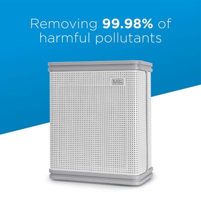 Image showing  Replacement Air Purifier Dual HEPA and Activated Carbon Filter for BAPUV250, 14.1 in. x 13.9 in.