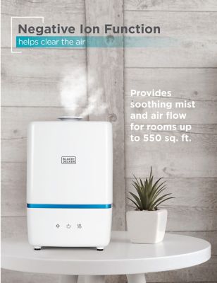 Image showing  1.32 gal. Ultrasonic Warm and Cool Mist Humidifier, 550 sq. ft.