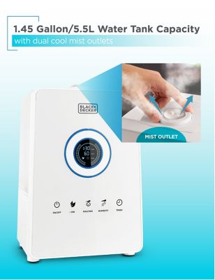 Image showing  1.45 gal. Ultrasonic Humidifier with Cool Mist, BUHD055