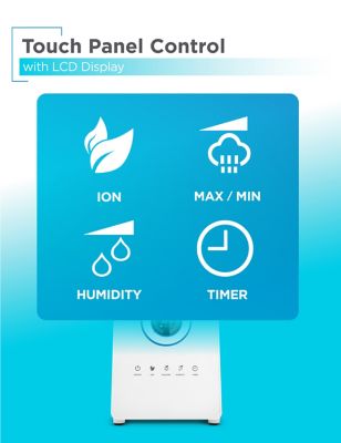 Image showing  1.45 gal. Ultrasonic Humidifier with Cool Mist, BUHD055