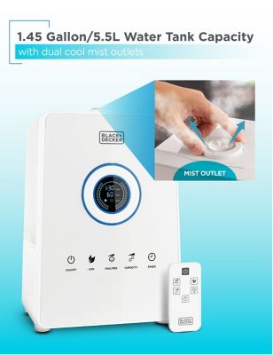 Image showing  1.45 gal. Ultrasonic Humidifier with Full Function Remote, BUHDR055