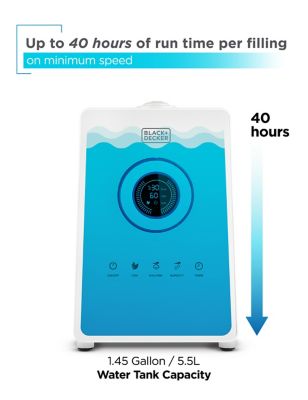 Image showing  1.45 gal. Ultrasonic Humidifier with Full Function Remote, BUHDR055