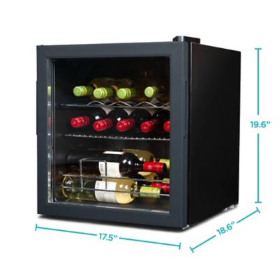 Image showing 8 th Black & Decker 14 Bottle Wine Cooler Refrigerator with Compressor Cooling, BD61516
