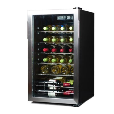 Black & Decker 26 Bottle Wine Cooler Refrigerator, Compressor Cooling, BD61536