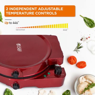 Image showing  Electric Indoor Countertop Grill with Timer for Pizza, Quesadillas and More