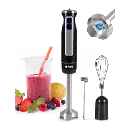 Commercial CHEF Multi-Purpose Immersion Hand Blender with Stainless Steel  Blade, CHIB50B at Tractor Supply Co.