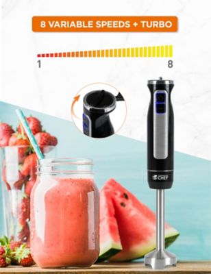Image showing  Multi-Purpose Immersion Hand Blender with Stainless Steel Blade