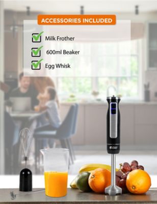 Image showing  Multi-Purpose Immersion Hand Blender with Stainless Steel Blade