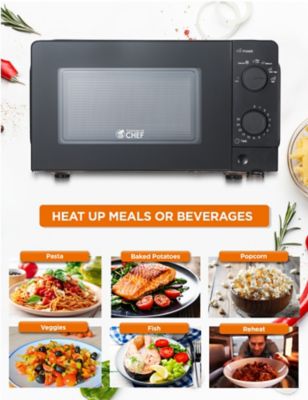 Image showing  0.6 cu. ft. Countertop Microwave Oven, Black