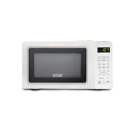 Commercial CHEF Chm770 Counter Top Microwave, 0.7 cu. ft., CHM770W