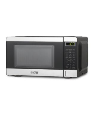 Commercial CHEF Countertop Microwave Oven, 0.7 cu. ft., Stainless Steel, CHM770SS