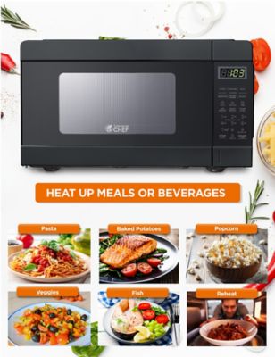 Image showing  0.9 cu. ft. Countertop Microwave Oven, Black