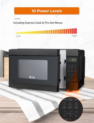 Image showing  0.9 cu. ft. Countertop Microwave Oven, Black