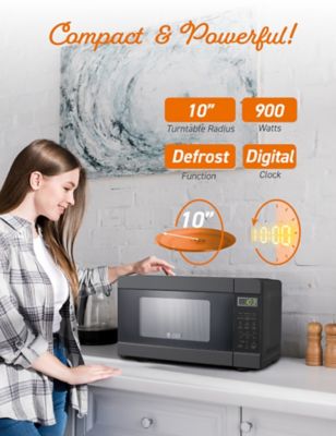 Image showing  0.9 cu. ft. Countertop Microwave Oven, Black