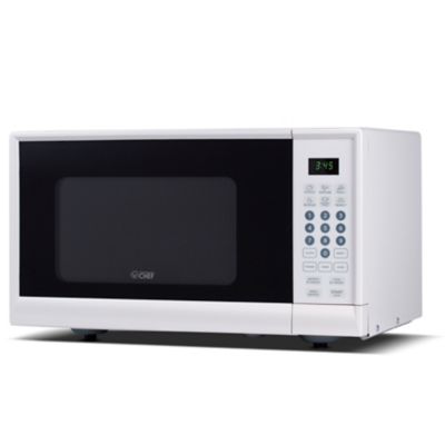 Commercial CHEF 900 Watt Counter Top Microwave Oven, 0.9 cu. ft., White Cabinet