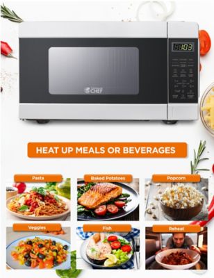 Image showing  0.9 cu. ft. Countertop Microwave Oven, White