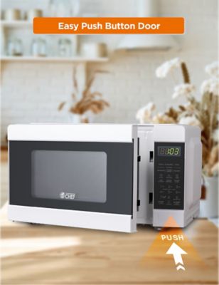 Image showing  0.9 cu. ft. Countertop Microwave Oven, White