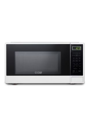Commercial CHEF Countertop Microwave, 1.1 cu. ft., White, CHCM11100W