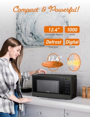 Image showing  1.1 cu. ft. Countertop Microwave Oven, Black