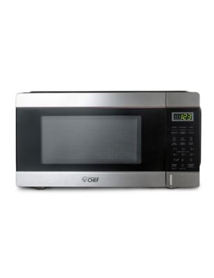 Commercial Chef 1.1 Cu. ft. Countertop Microwave Oven Stainless