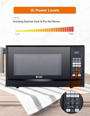 Image showing  1.4 cu. ft. Countertop Microwave Oven, Black