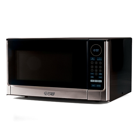 Commercial CHEF Countertop Microwave Oven, 1100 Watts, CHM14110S6C