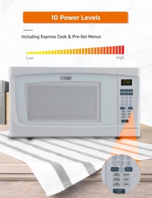 Image showing  1.6 cu. ft. Countertop Microwave Oven, White