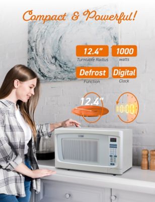 Image showing  1.6 cu. ft. Countertop Microwave Oven, White