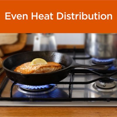 Image showing 5 th Commercial CHEF Cast Iron Skillet Pan (12 in. Skillet), CHFL12