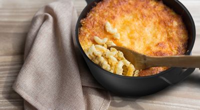 Image showing  5 qt. Cast-Iron Preseasoned Dutch Oven with Dome Lid and Handles