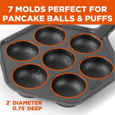 Image showing  Cast-Iron Danish Aebleskiver Pan