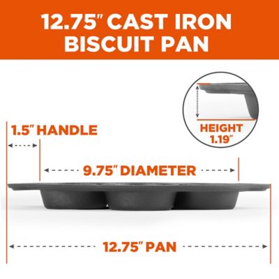 Image showing  Cast-Iron Biscuit Pan