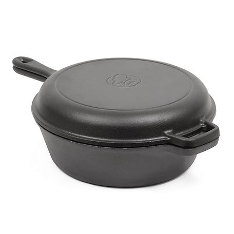 Commercial CHEF 3.4 qt. Cast Iron Dutch Oven with Dome Lid and Handles,  CHCI340 at Tractor Supply Co.