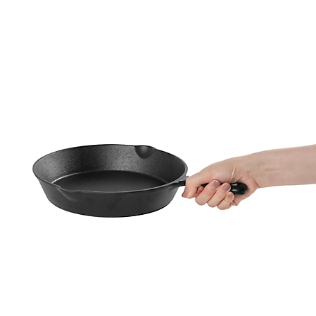  Commercial CHEF Pre-Seasoned Cast Iron Skillet with