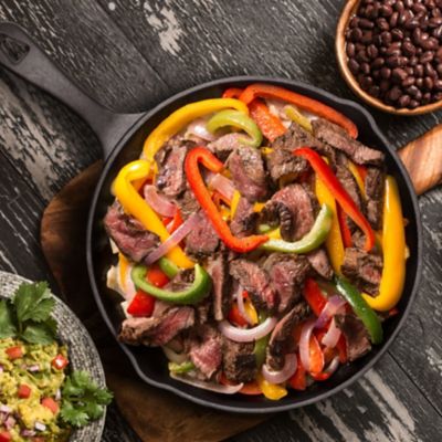 Image showing  10.25 in. Preseasoned Cast Iron Skillet, Cast Iron Pan with Dual Pour Spouts