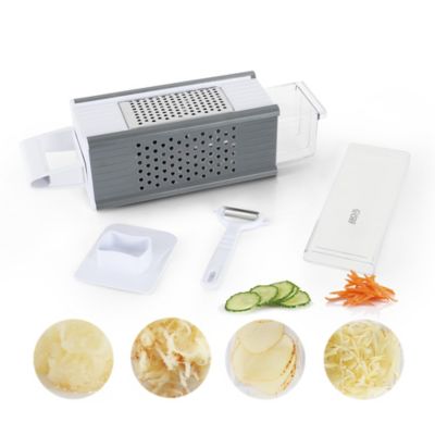 Commercial CHEF 4-in-1 Multi-Purpose Kitchen Slicer & Grater, Multi-Purpose Vegetable Slicer, CH1512