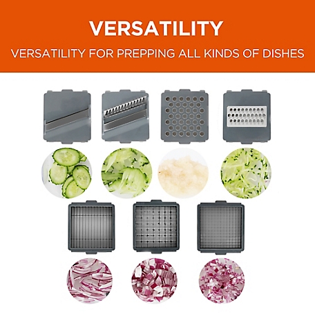 Nutri Slicer XL - Food Dicer, Shredder, Chopper, with Interchangeable  Blades at Tractor Supply Co.
