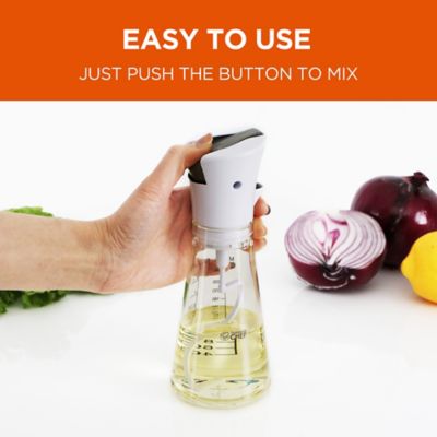 Image showing  Mixer Bottle 9 oz. Condiment, Salad Dressing Bottle with Push Button Mixer, CH1569