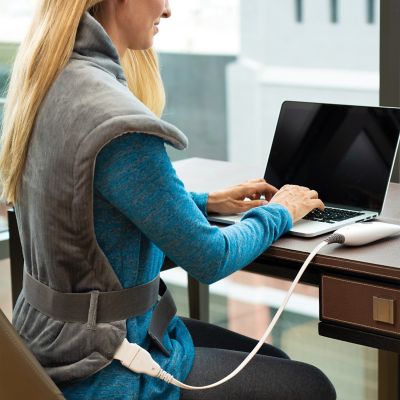 Image showing  PureRelief Back and Neck Heating Pad